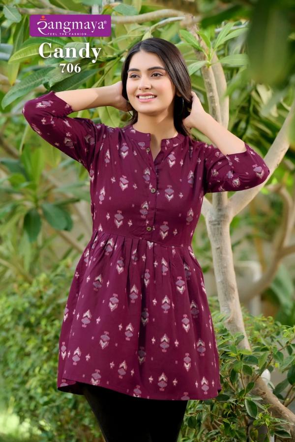 Rangmaya Candy 7 Fancy Wester Top Collection